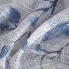 Ana kék-fehér függöny gally mintával 140x250 cm