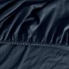 Adela jersey pamut gumis lepedő Indigókék 120x200 cm + 25cm