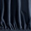 Adela jersey pamut gumis lepedő Indigókék 140x200 cm + 25 cm