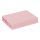 Adela jersey pamut gumis lepedő Púder rózsaszín 220x200 cm + 25 cm