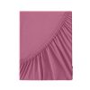 Adela jersey pamut gumis lepedő Rózsaszín 220x200 cm + 25 cm