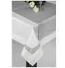 Klara exkluzív asztalterítő kristály díszítéssel Acélszürke 160x300 cm