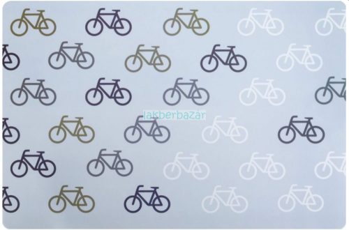 Bike mintás alátét Kék 30x44 cm