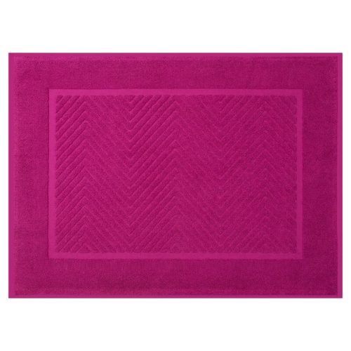 Kalia pamut fürdőszobaszőnyeg Magenta 50x70 cm