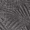 Stone levél mintás ágytakaró Acélszürke 220x240 cm