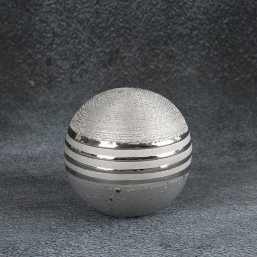 Neli kerámia gömb Ezüst 10x10x10 cm