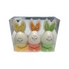 Húsvéti tojás dekor nyuszi fülekkel 3 db