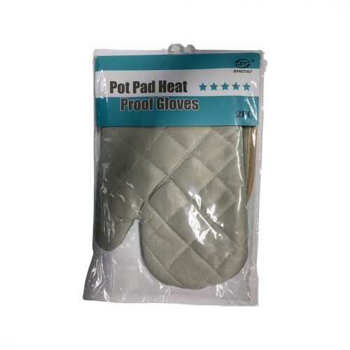 Edényfogó kesztyű szett - zöld-barna